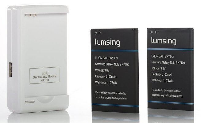 Lumsing clearance on Samsung batteries at amazon