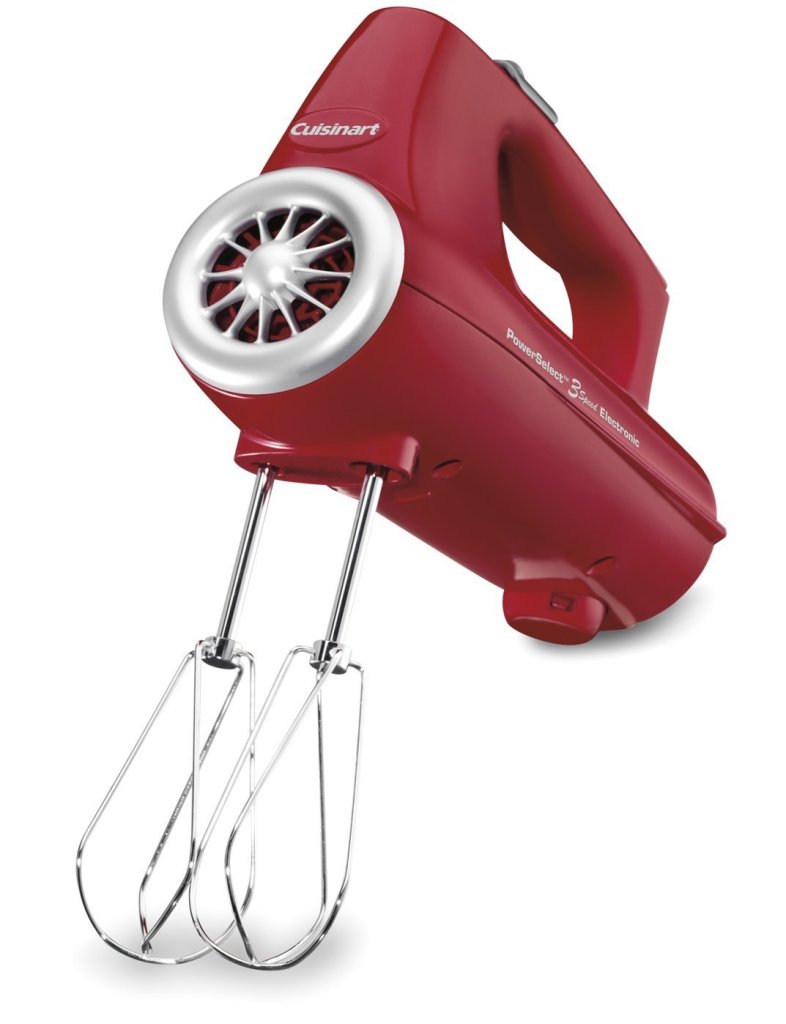 Cuisinart Electronic Hand Mixer 3-Speed in red (CHM-3R)