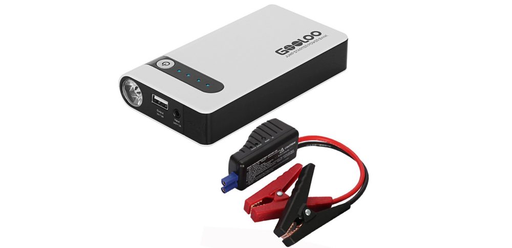 GOOLOO 400A Peak 8000mAh Portable Car Jump Starter Power Pack GP03 Auto Battery Charger