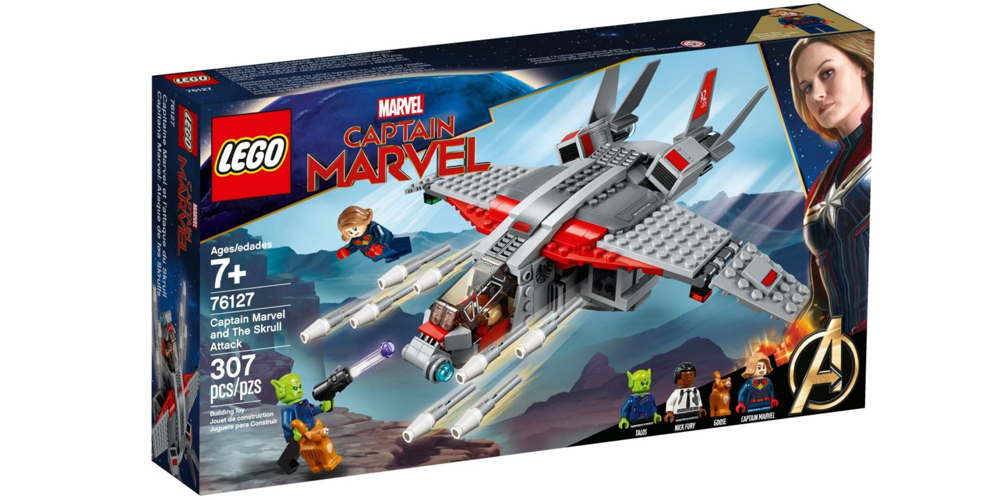 LEGO Captain Marvel Box Front