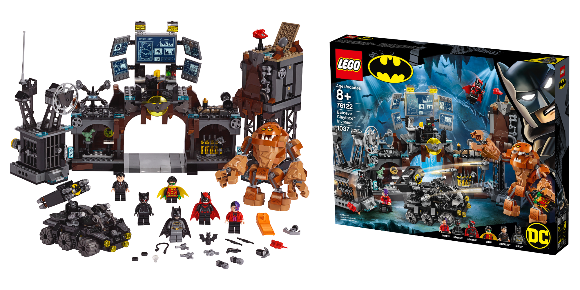 LEGO Batman 80th Anniversary Batcave Clayface Invasion 