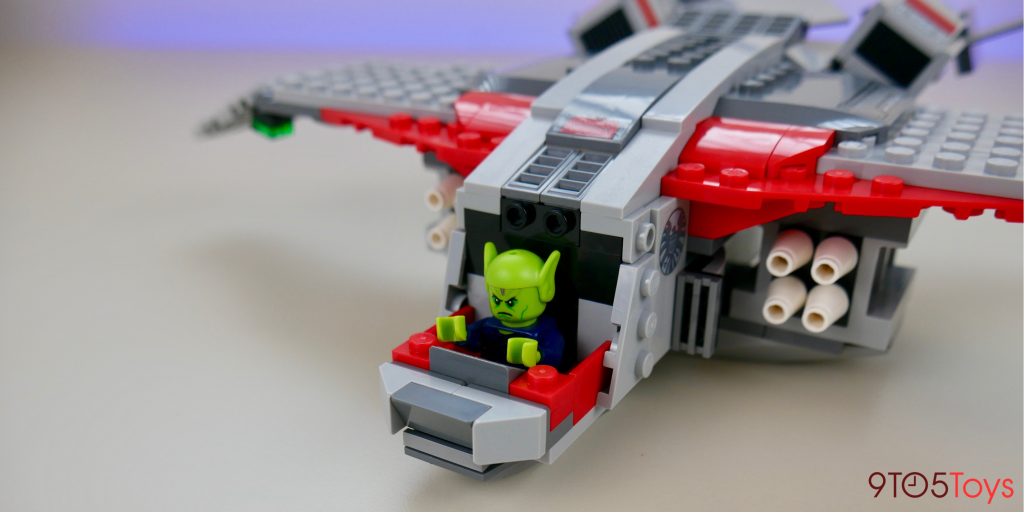 LEGO Captain Marvel 76127 Quinjet cockpit