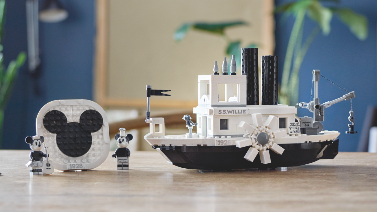 LEGO Steamboat Willie lifestyle