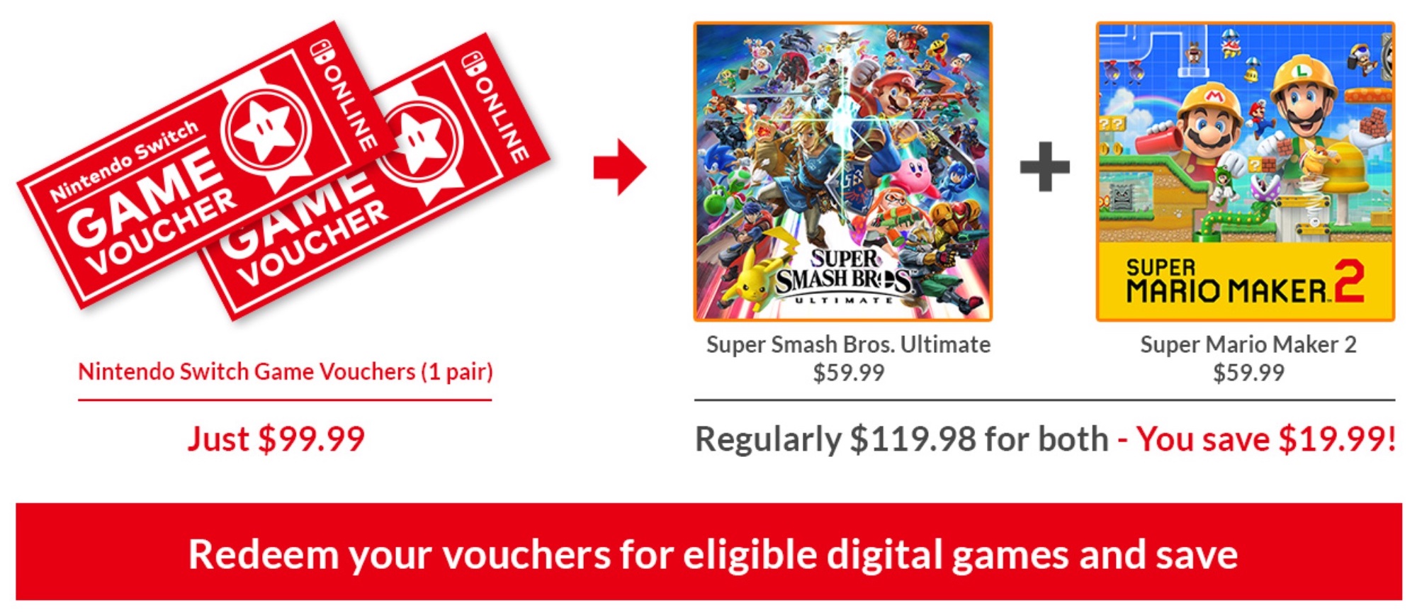 Nintendo Switch Game Vouchers