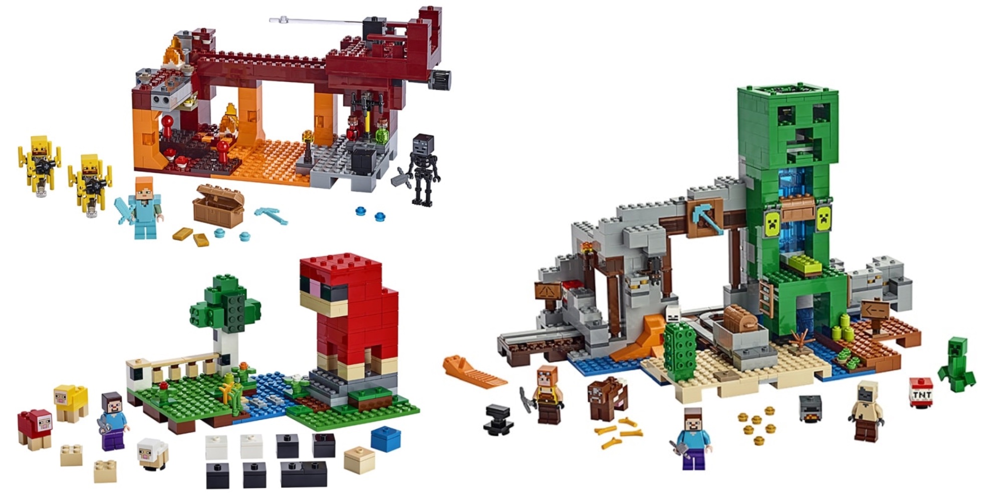 LEGO Minecraft summer sets