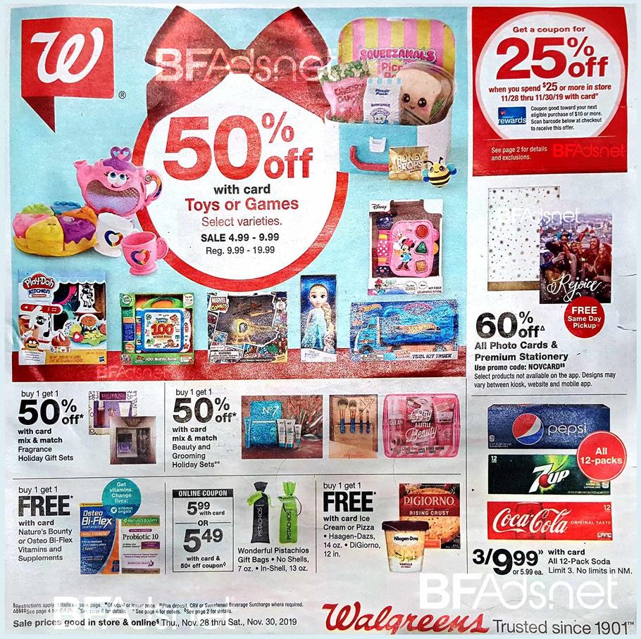 Walgreens Black Friday ad