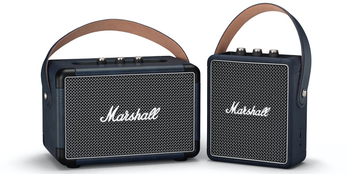 Marshall indigo speakers