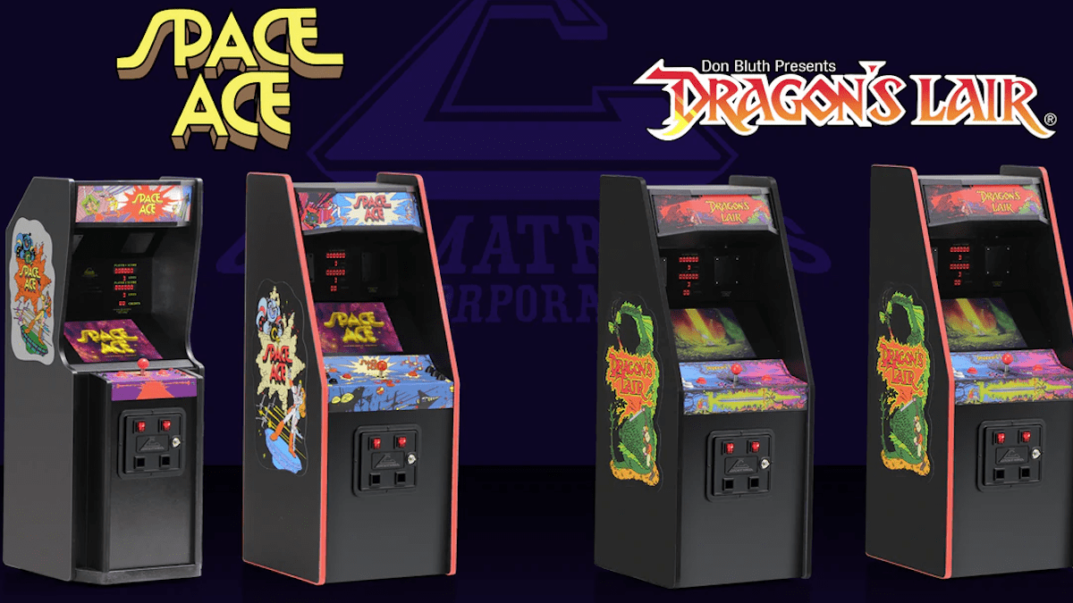 Dragon's Lair mini arcade machines