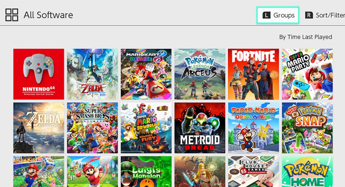 How to create folders on Switch