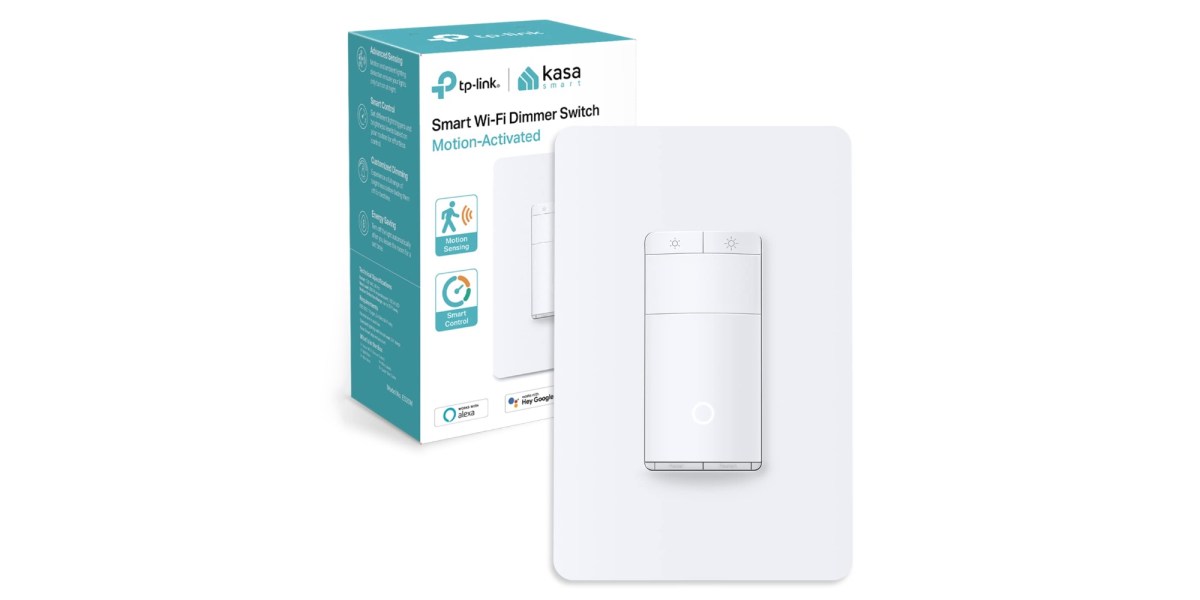 TP-Link Kasa Smart Motion Dimmer Light Switch