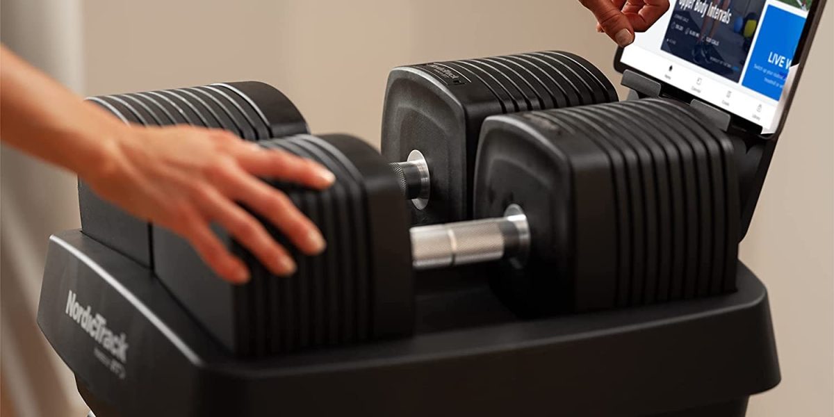 NordicTrack’s new iSelect Adjustable Dumbbell set