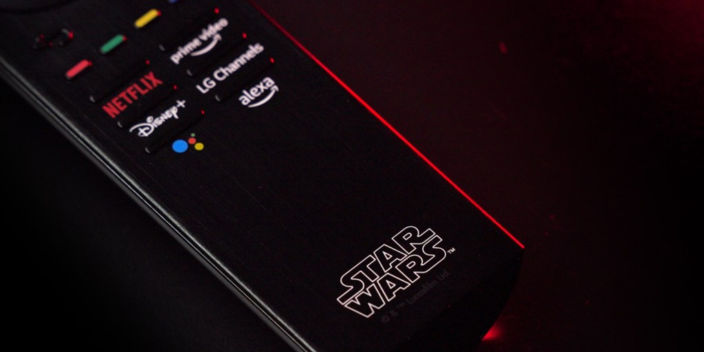 LG Star Wars TV remote