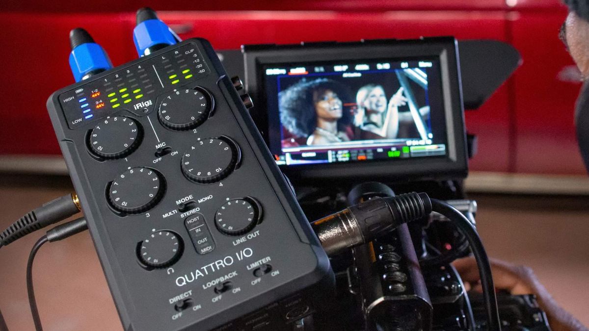 iRig Pro Quattro I:O camera audio interface