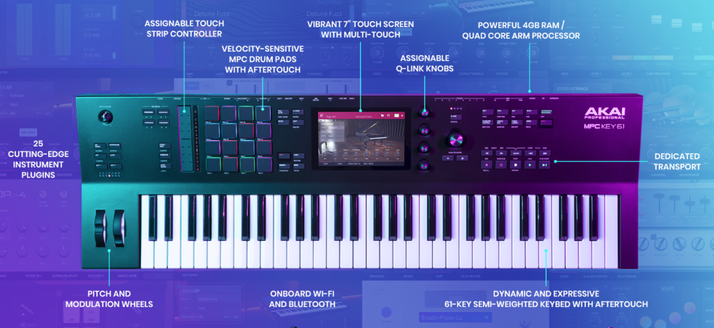 AKAI MPC 61 keyboard