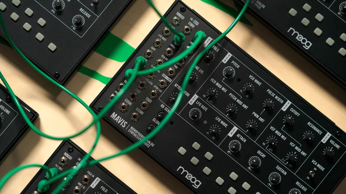 Moog Mavis semi-modular synth