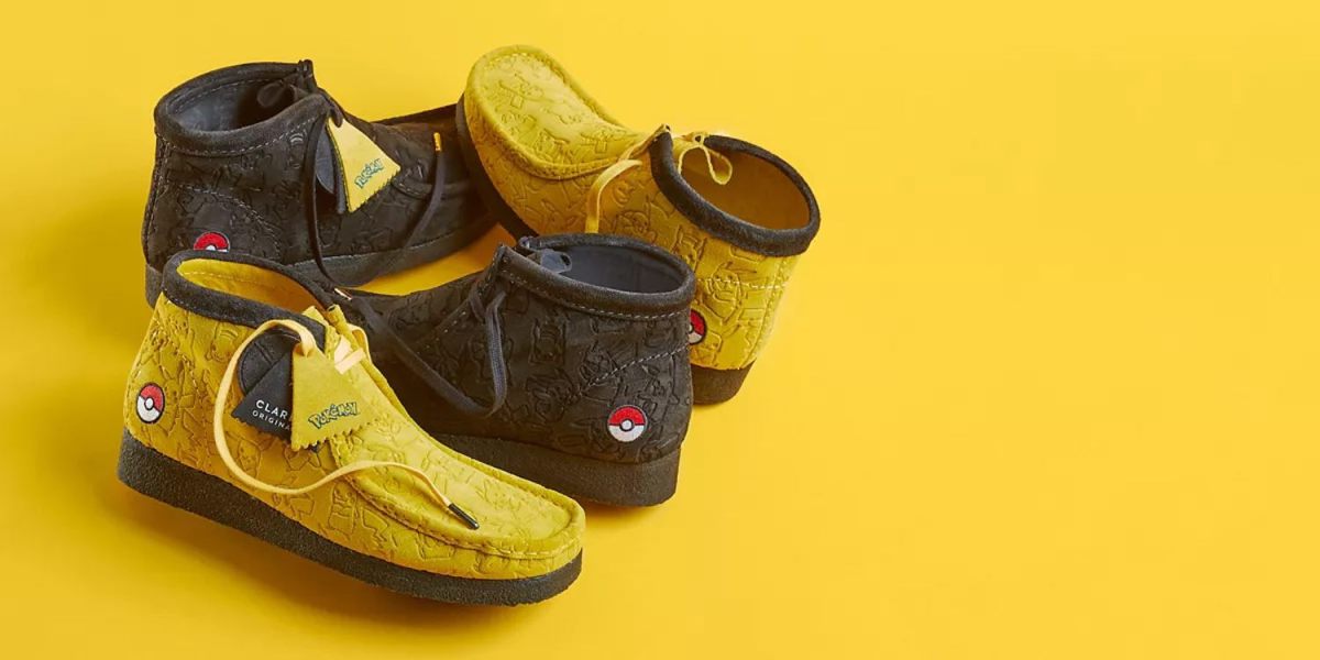 Clarks Wallabees Pikachu shoes