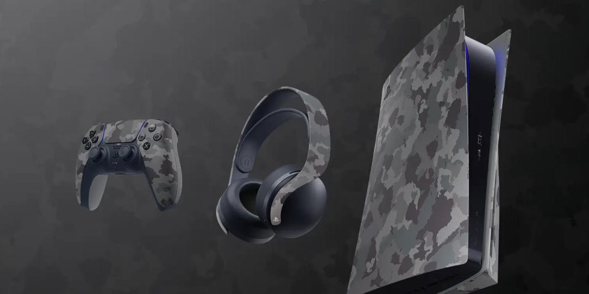 PS5 Gray Camouflage Collection