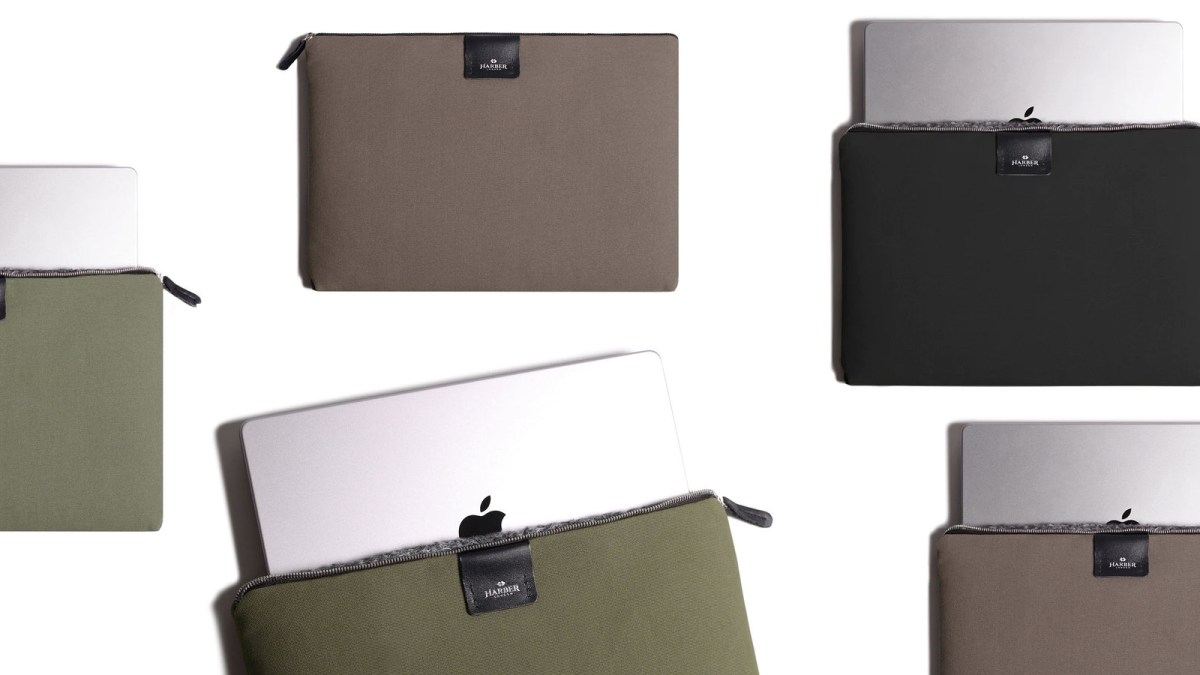 Harber of London MacBook sleeve