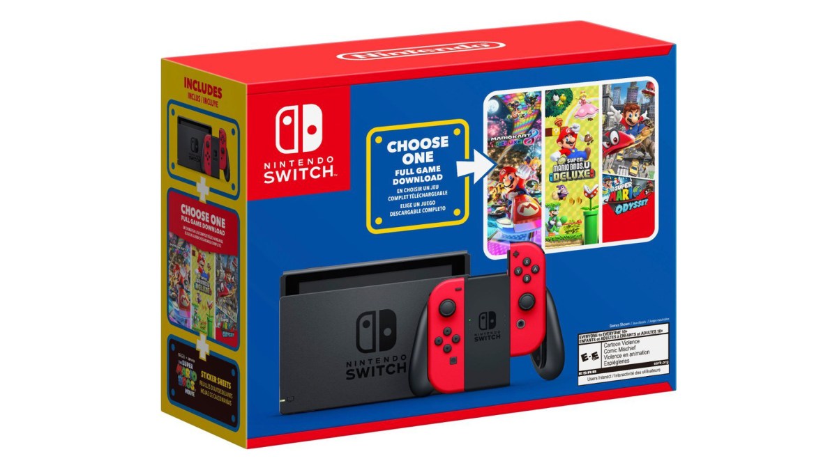 Switch Mario Choose One Console Bundle