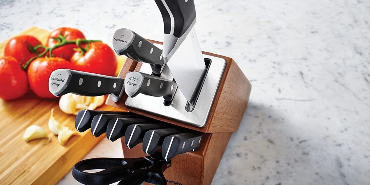 Calphalon 12-piece Calphalon Knife Set with Self-Sharpening Block