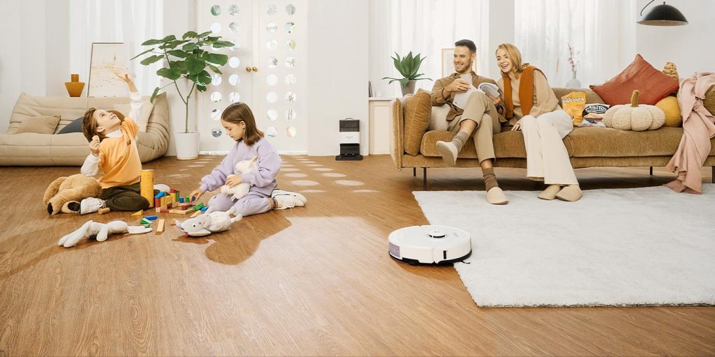 a group of people sitting around a living room