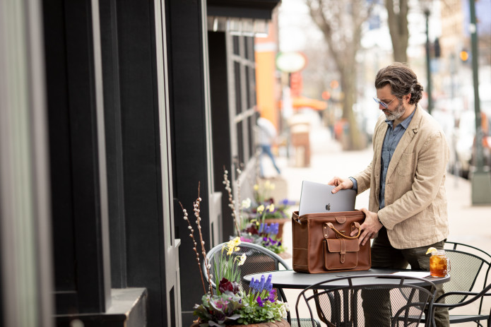 Pad & Quill new leather MacBook bags