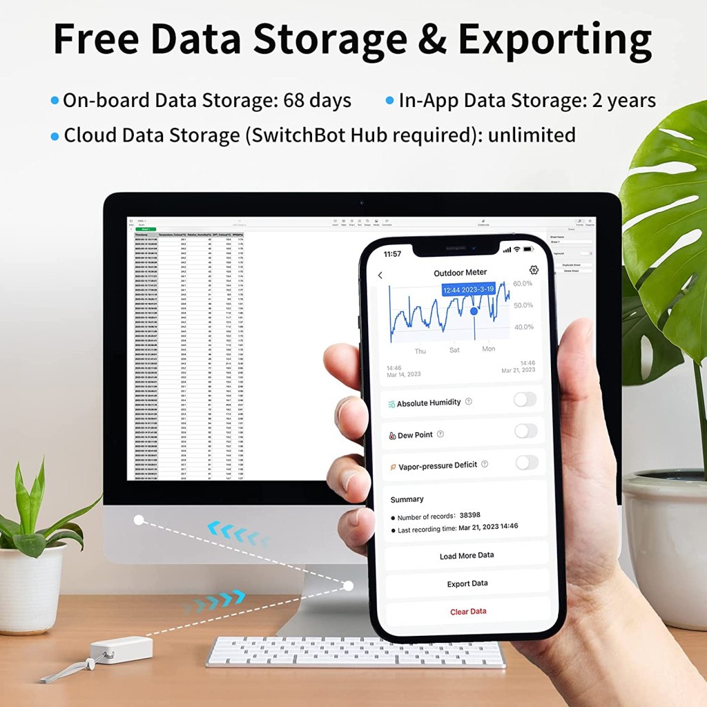 SwitchBot smart Wireless Hygrometer Thermometer