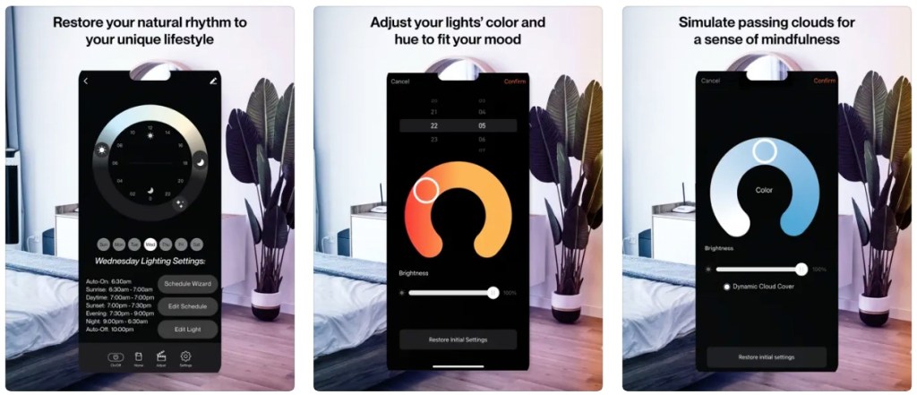 SKYVIEW 2 smart lamp-app