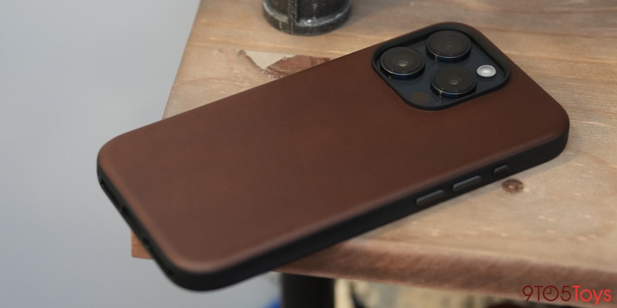 Nomad leather iPhone 15 cases