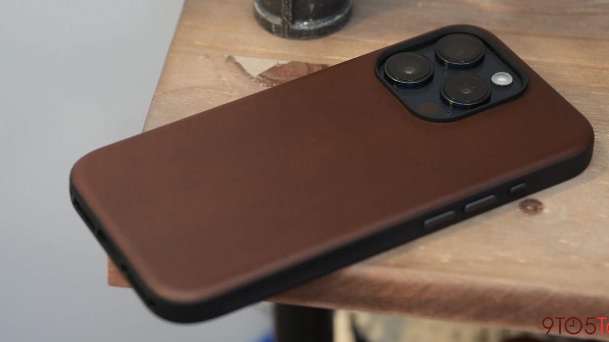 Nomad leather iPhone 15 cases