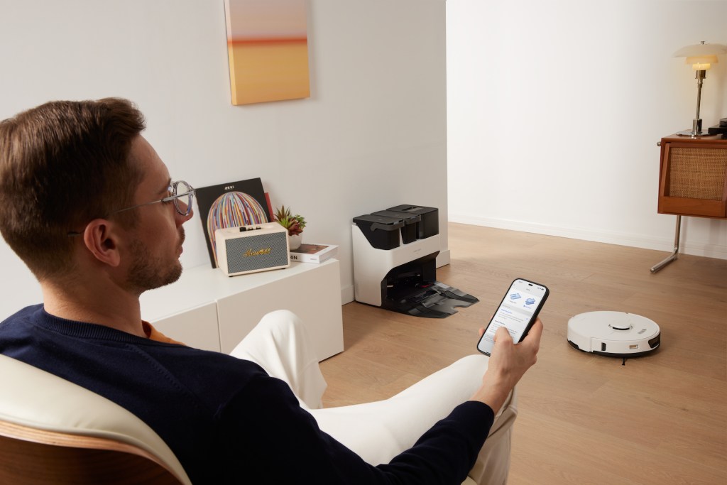 a man sitting in a room