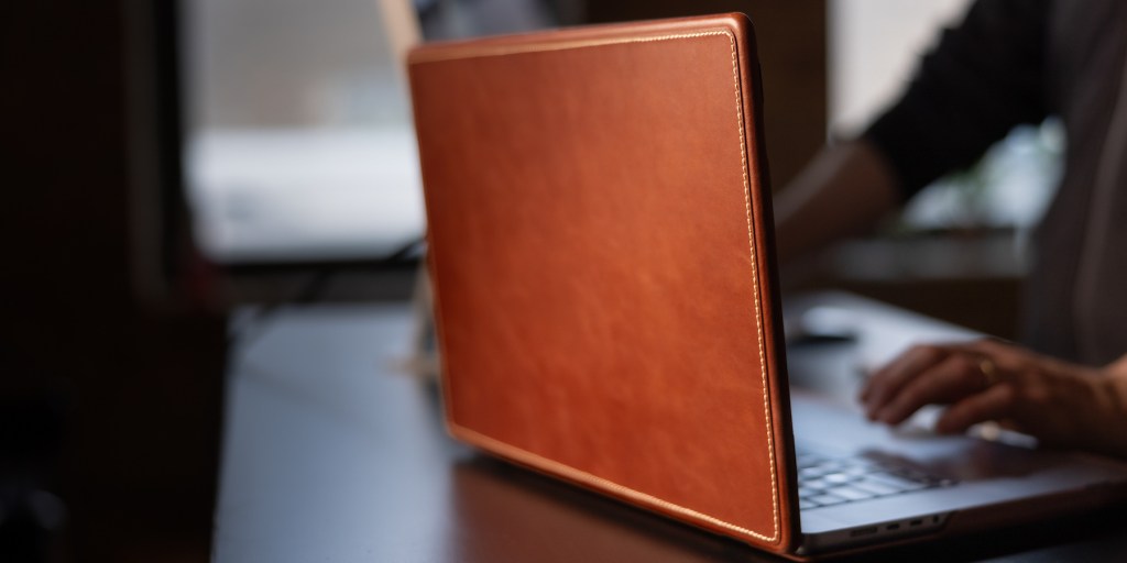 macbook leather case Burton Goods