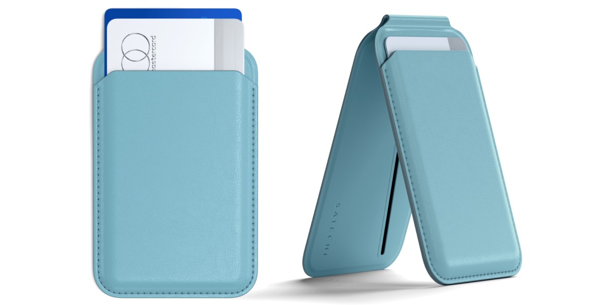 Satechi Light Blue Wallet