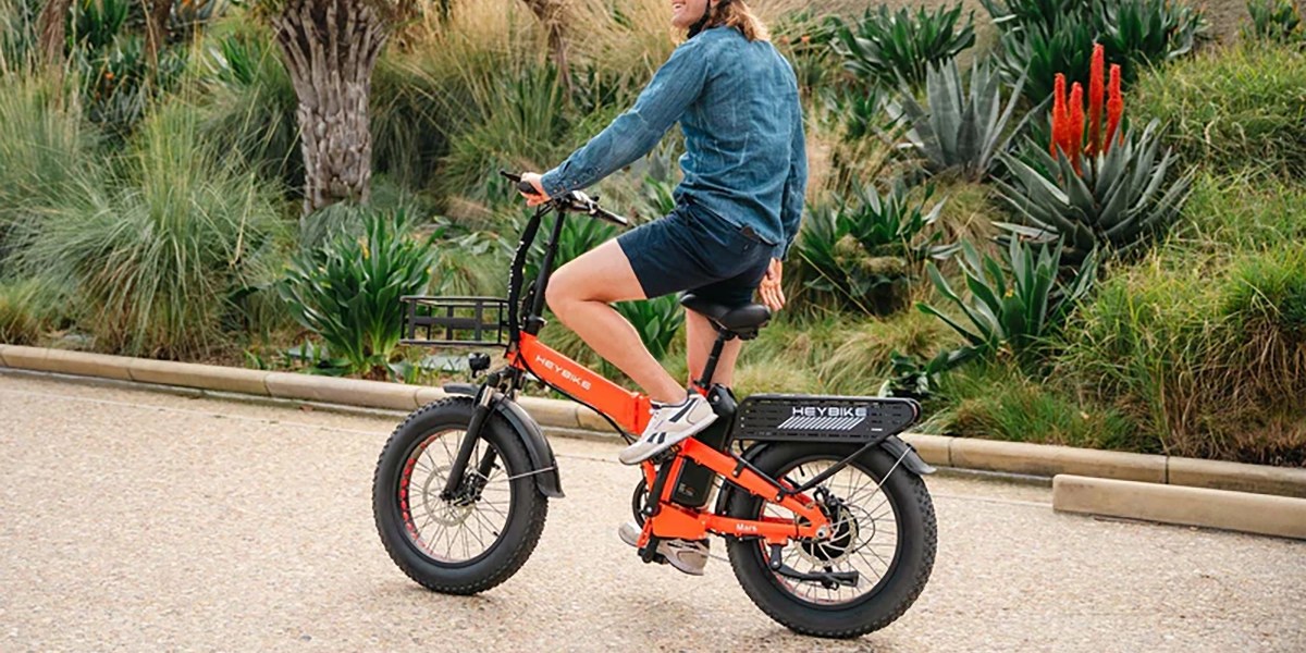 a man riding a bike