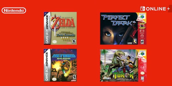 Switch Online-Zelda, Metroid, Perfect Dark, Turok