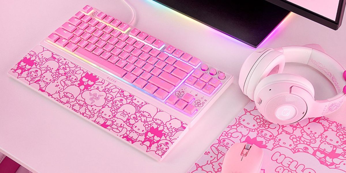 Razer Hello Kitty gaming gear.