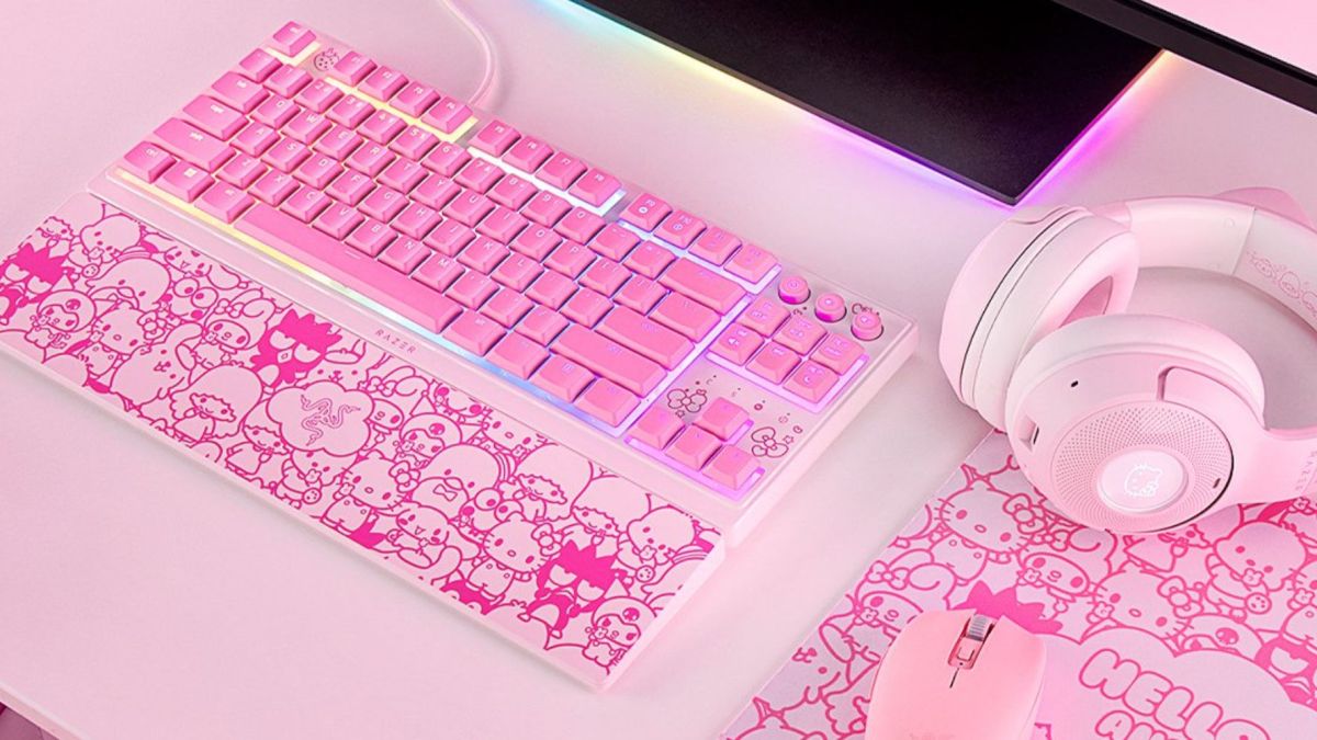 Razer Hello Kitty gaming gear.