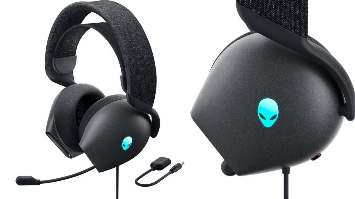 Renders of Alienware AW520H gaming headset.