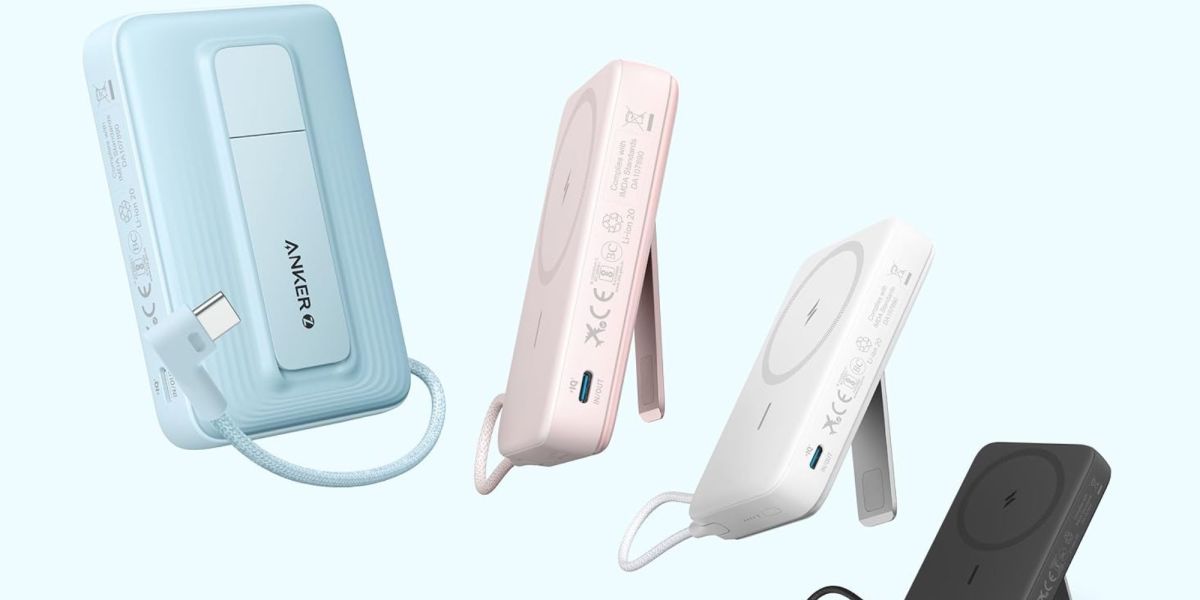 Image showing a render of Anker's 10,000mAh Zolo MagSafe power bank.