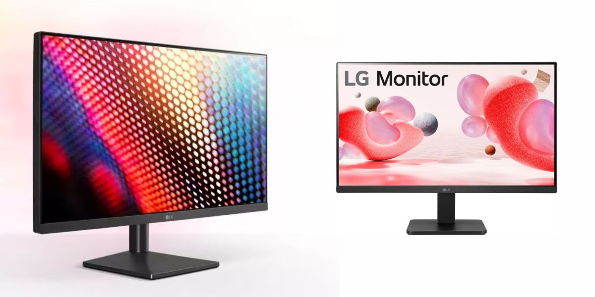 Image showing renders of LG's 24-inch FHD monitor.