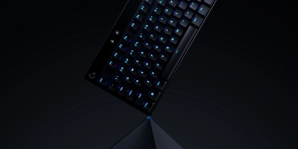 Image showing Logitech's G PRO X RAPID wired gaming keyboard in black.