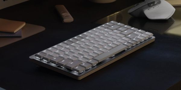 Image showing Logitech's MX Mechanical Mini on a desk.