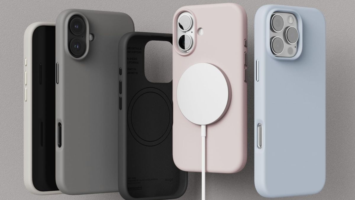 Image showing elago's iPhone 16 case collection.