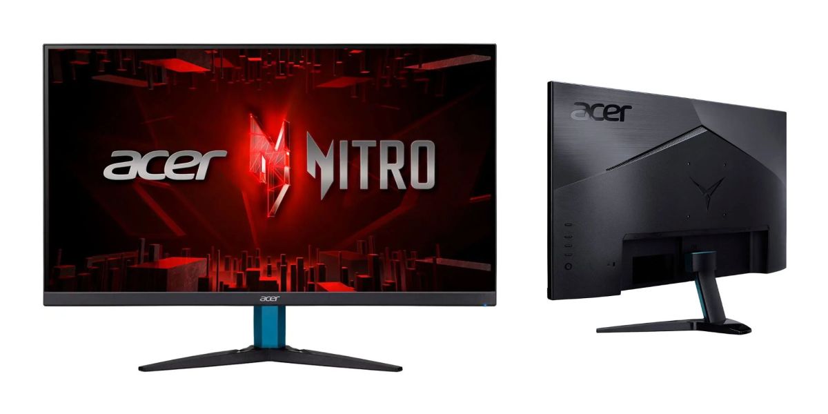 Image showing a render of Acer Nitro gaming monitor.