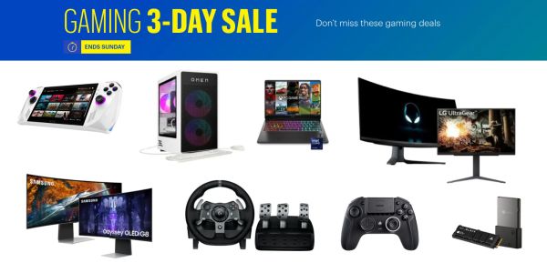 Image showing an illustration image highlighting Best Buy gaming event sale.