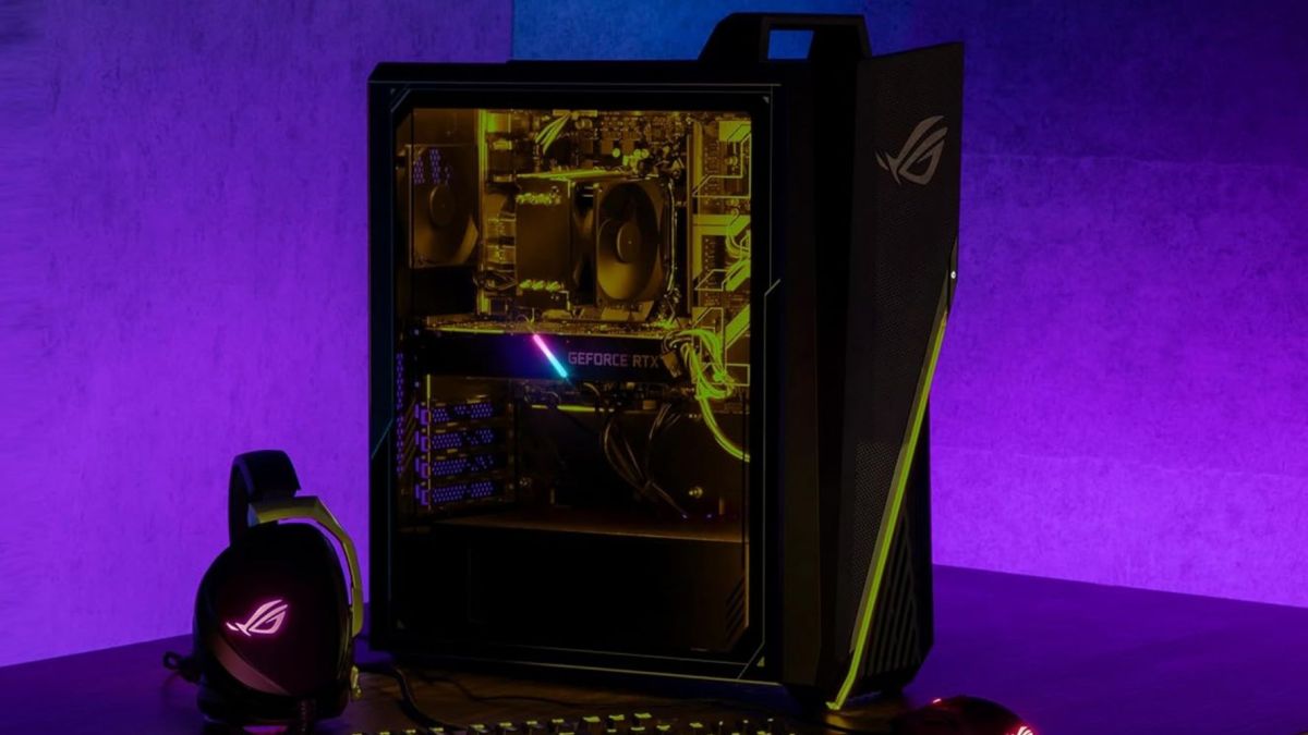 ASUS ROG Strix G15 gaming desktop.