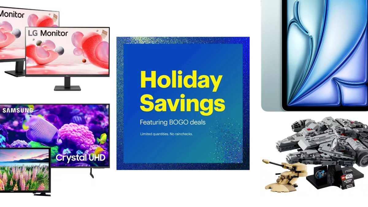 Best Buy Holiday BOGO sale