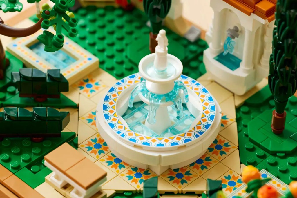 LEGO Fountain Garden