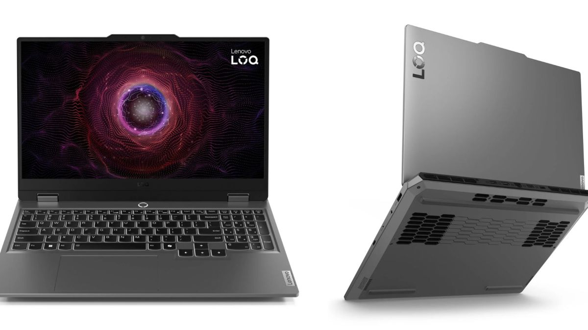 Image showing a render of Lenovo's LOQ gaming laptop.