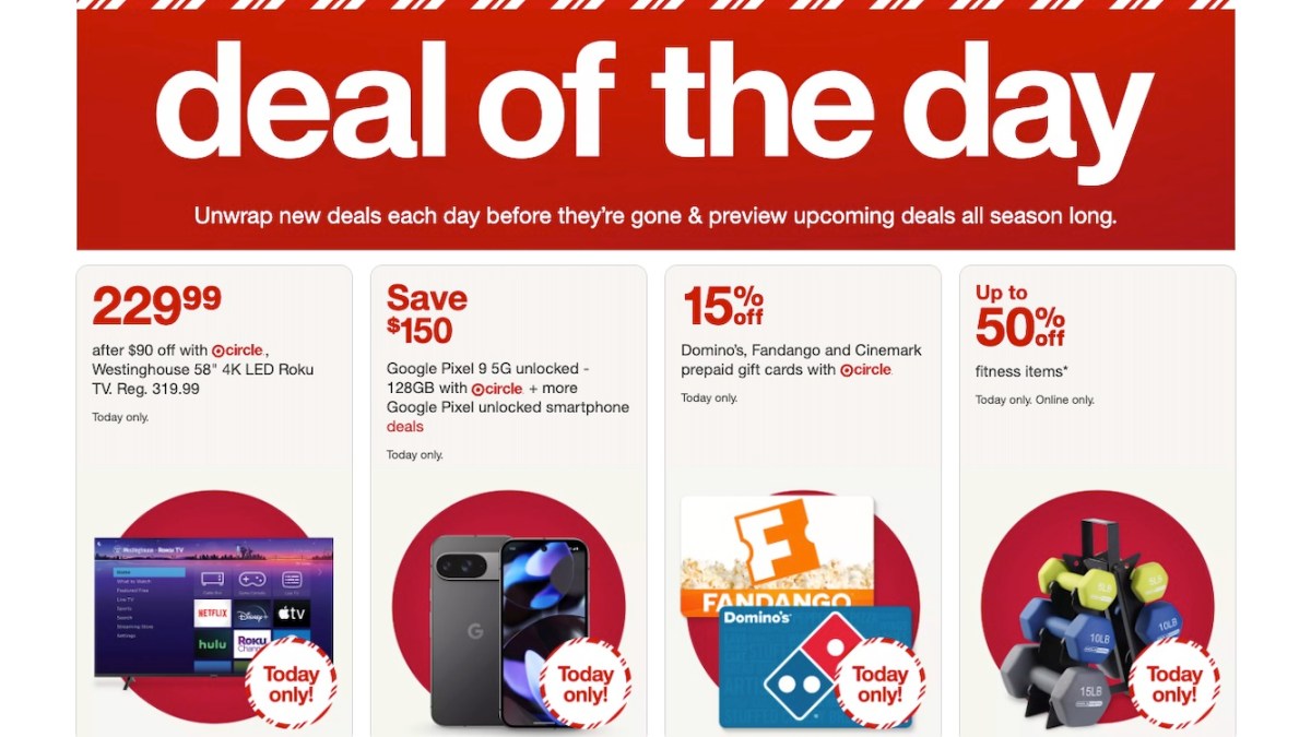 Target Day 8 Black Friday Deals of the Day